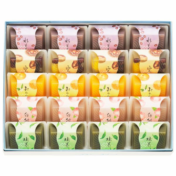 涼菓詰合せ（水羊羹・ゼリー20個入）【4/15～5月中旬発送限定
