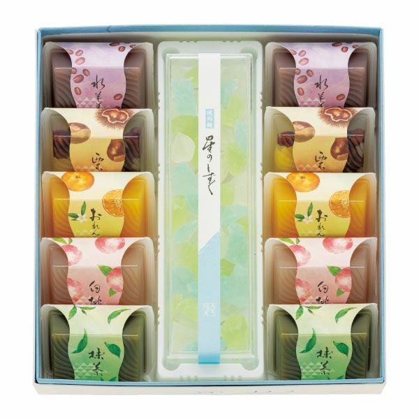 涼菓詰合せ（水羊羹10・星のしずく）