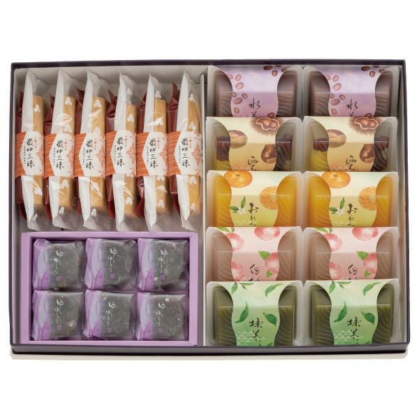 涼菓詰合せ（水羊羹10・最中三昧6・ゆらゆらり6）