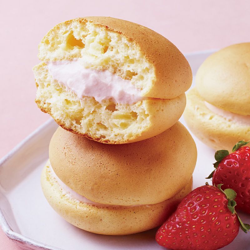 ともちゃんのふわふわスフレ(苺)（1個・ご自宅用）