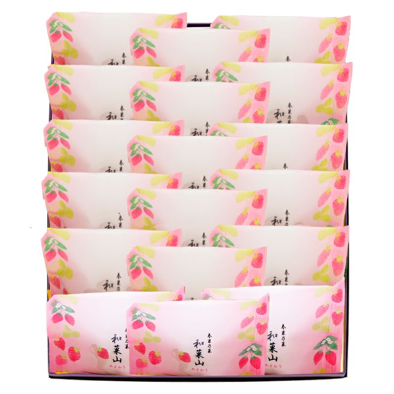 和菓山(あまおう)(18個入)