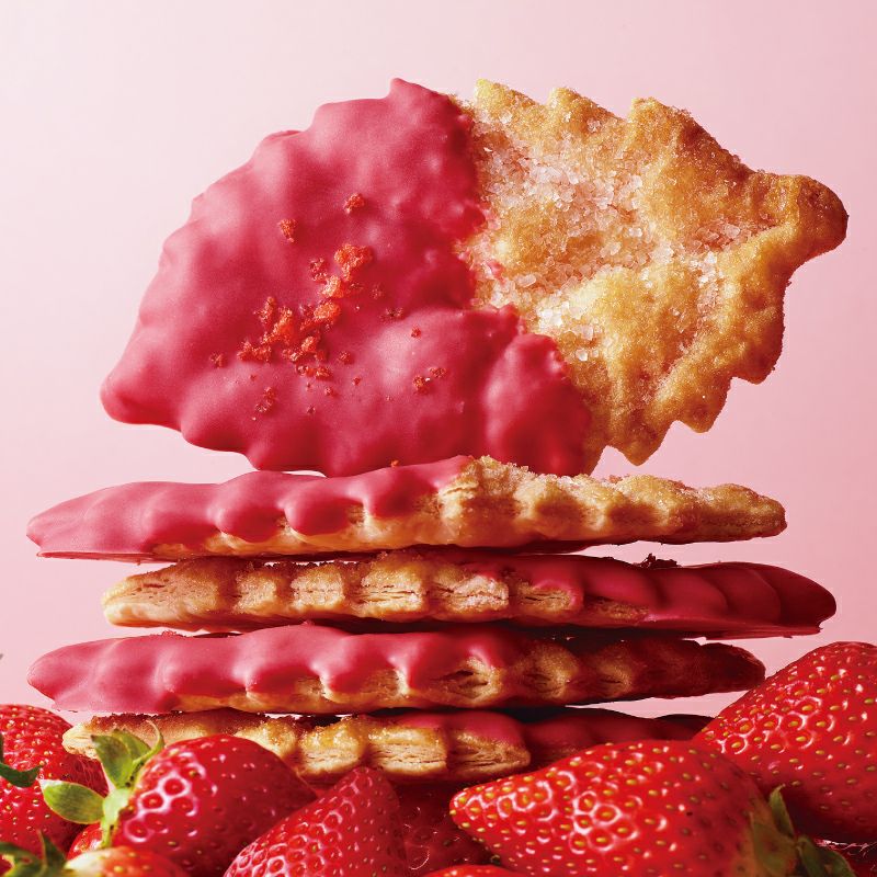 リーフパイ(苺チョコがけ)／ストロベリーフェアギフト［C］