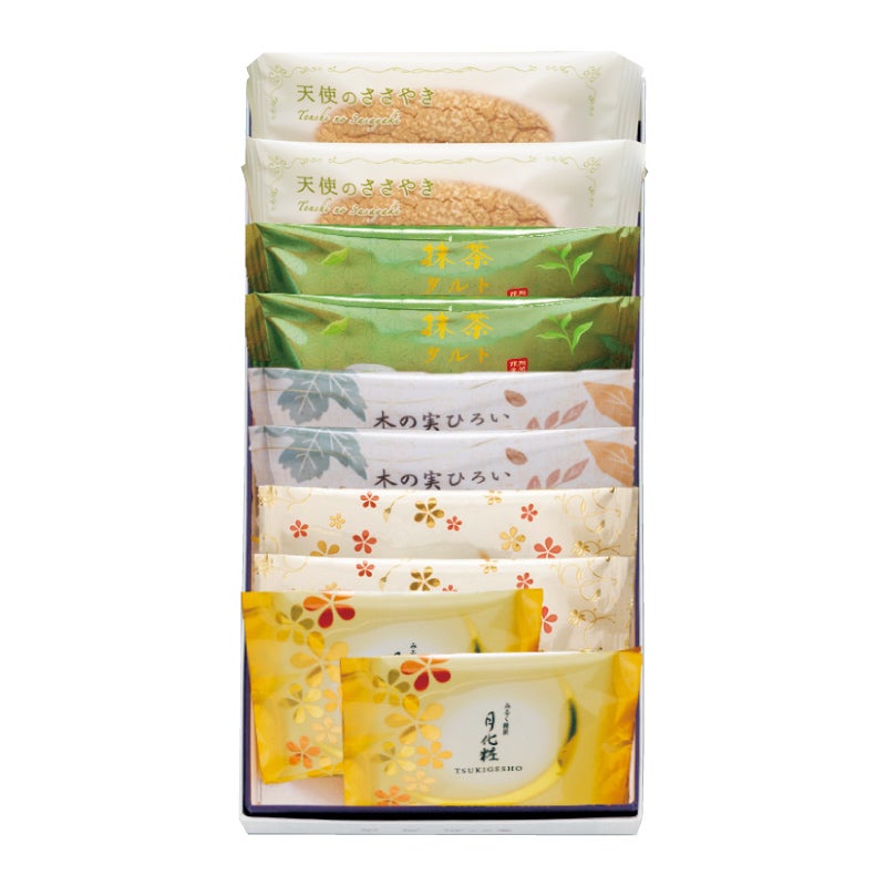 和洋菓子詰合せ(木の実2個・船出2個・天使2個・月化粧2個・サブレ2個)