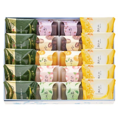 涼菓詰合せ（水羊羹10・月化粧5・伊右衛門5）