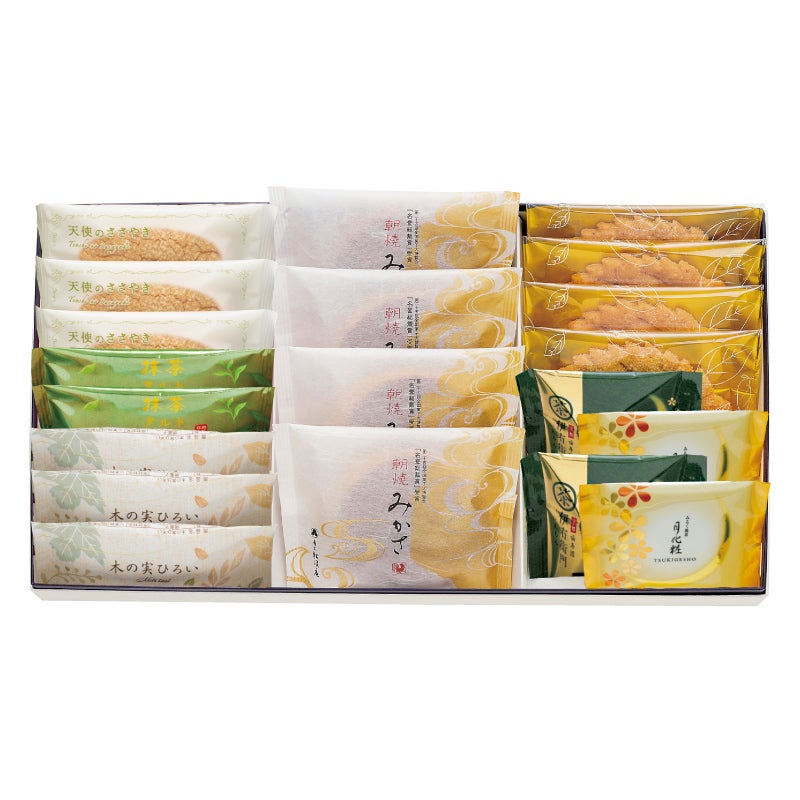 京焼くずや香合15客　　　松斉作 みかさ・焼菓子詰合せ(朝焼みかさ・焼饅頭4種・洋菓子3種) | 【公式