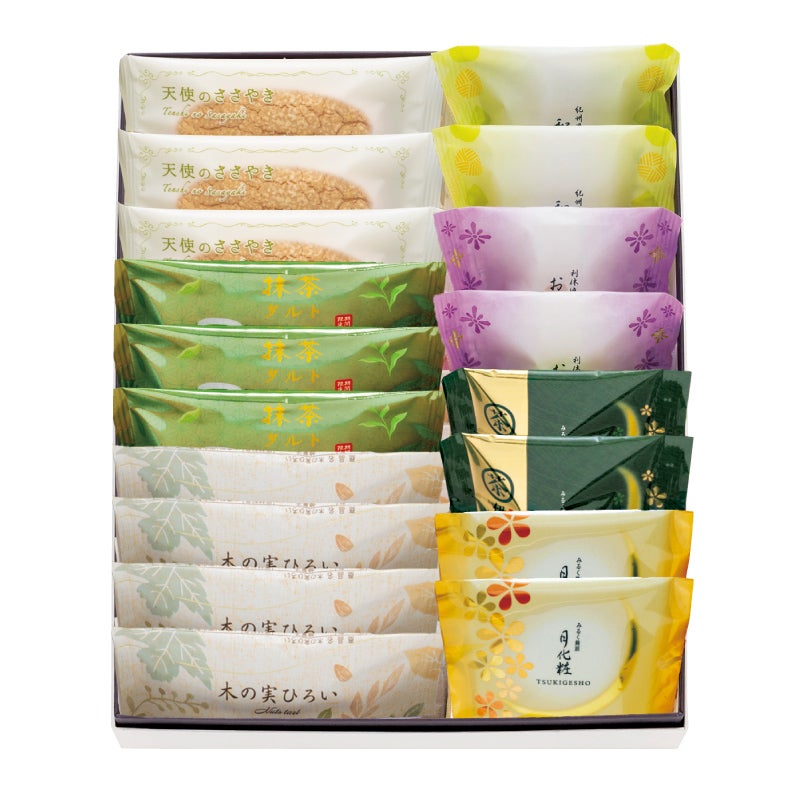 和洋菓子詰合せ(天使3個・船出3個・木の実4個・和吟月伊各2個)