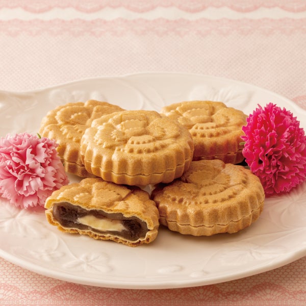 あんバター最中(カーネーション)(1個・ご自宅用)