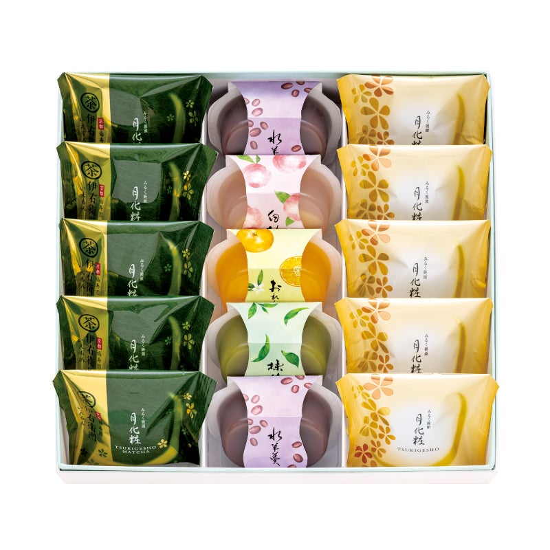 涼菓詰合せ（水羊羹6・月化粧5・伊右衛門5）